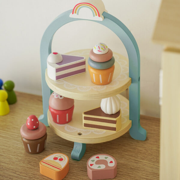 Wooden Tea Party Set — Pretend Play Kitchen Toy