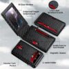 1f57738c-e010-43f0-8f27-0dbd38842210.jpeg RFID Blocking Card Holder Wallet — Auto Pop-Up Cards, Magnetic Closure