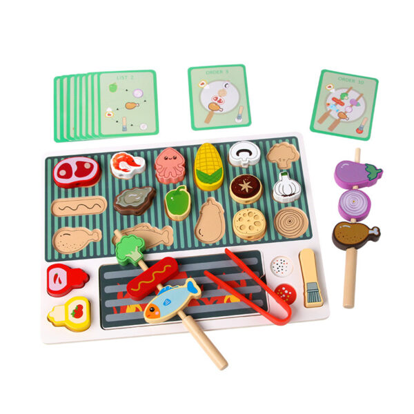 3879d239-3cc4-4e5a-b635-602fa8a4f83d.jpg Wooden Kitchen Pretend Play Set — Cutting Food Puzzle