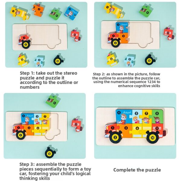 3e3a73f9-0511-44bb-bda1-5d1636f36951.jpeg Wooden Animal Jigsaw Puzzles — Numbered Learning Puzzle for Kids