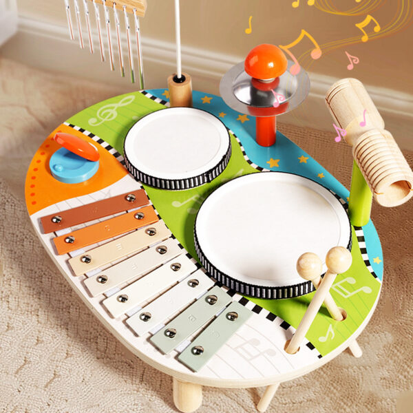 48739255-d2cf-4b5a-9304-2822501b81eb.jpeg Wooden Percussion Music Set — Kids Rhythm Instruments