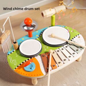 Wooden Percussion Music Set — Kids Rhythm Instruments