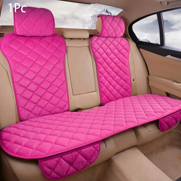 Plush Car Seat Cushion with Lumbar Support — Winter Warm