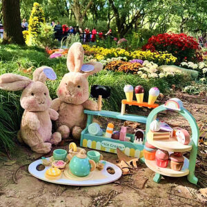Wooden Tea Party Set — Pretend Play Kitchen Toy