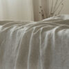 Natural Fiber Bed Sheets & Duvet Cover Set — Breathable Linen Look