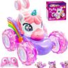 Unicorn Remote Control Car — Rolling Stunt Toy for Kids