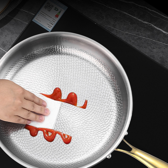 ec19eb6a-57eb-4589-8f2b-104f326c3c1d.png Titanium Frying Pan — Uncoated with Stainless Steel Base