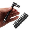 Mini Ratchet Screwdriver Set — 36-Tooth with Bits