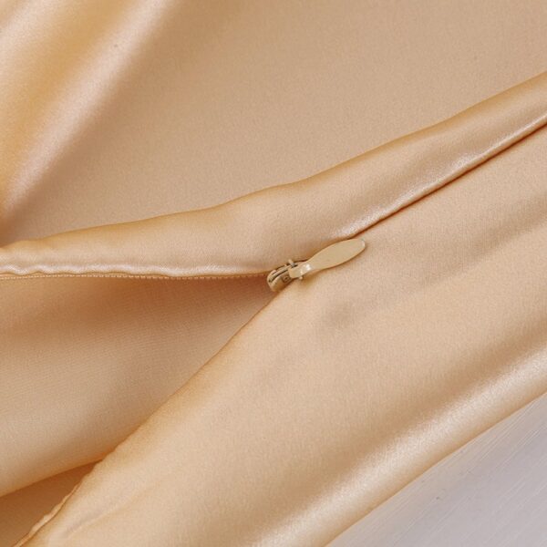 Pillowcase Satin Solid Color Simulation Silk Single Pillowcase Ice