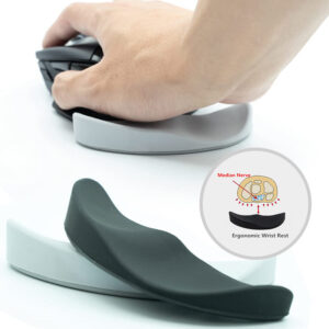 Ergonomic Mouse Wrist Rest Mouse Pads Silicon Gel Non-slip Streamline