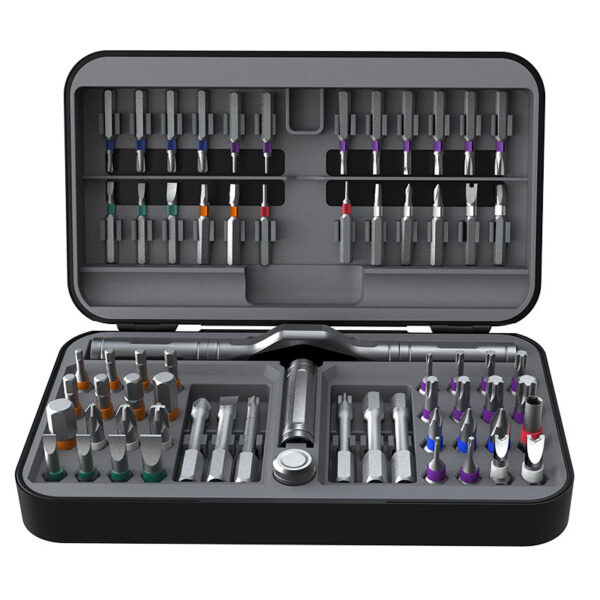 66-in-1 Ratchet Screwdriver Set — S2 Steel Bits