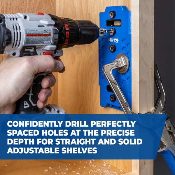 47fb5da6-6c50-408a-8794-da50ac67ebd4.jpg Shelf Pin Jig — Cabinet Hole Drilling Guide