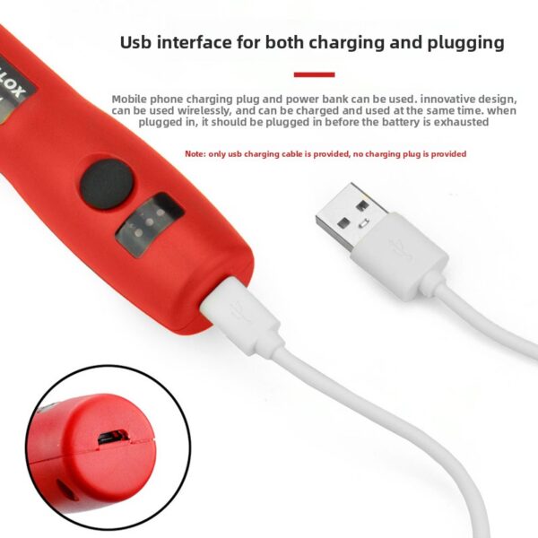 Cordless Mini Rotary Tool — USB Rechargeable Engraving & Grinding Pen Set