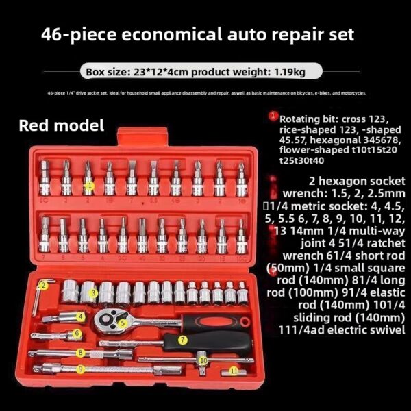 a8ffd6bc-640a-49c6-9784-dbc0331ea65b.jpeg 46-Piece Socket Wrench Set — Ratchet & Sockets
