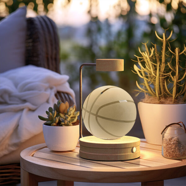 Crystal Ball Cosmic Dinosaur Indoor Night Light USB Power Warm