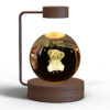 Crystal Ball Cosmic Dinosaur Indoor Night Light USB Power Warm