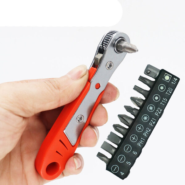 Mini Ratchet Screwdriver Set — 36-Tooth with Bits