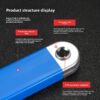 Extendable Dual-Head Ratchet Wrench