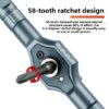 Magnetic Ratchet Screwdriver Set — Multi-Function
